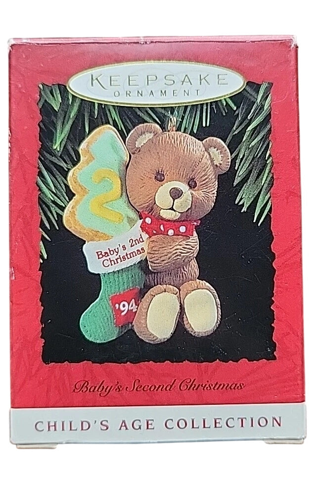 1994 Baby's Second Christmas Hallmark Ornament (Baby's Second Christmas) QX5716