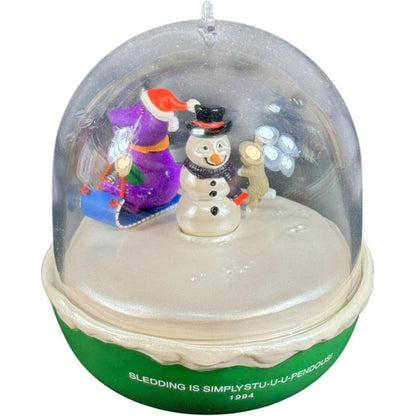 1994 Barney Hallmark Ornament (Magic Globe) QLX7506