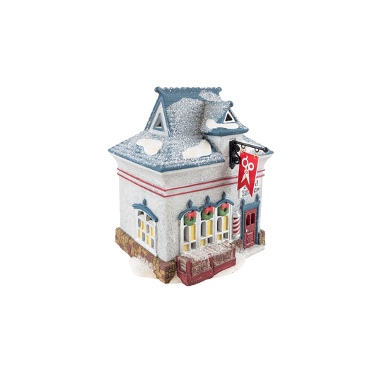 1994 Beard Barber Shop – North Pole Series Department 56 #5634-0 Image1