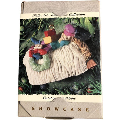 1994 Catching 40 Winks Hallmark Ornament (Folk Art Americana) QK1183