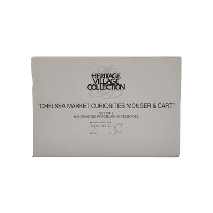 1994 Chelsea Market Curiosities Monger & Cart – Heritage Village Dept 56 #5827-0 Image2