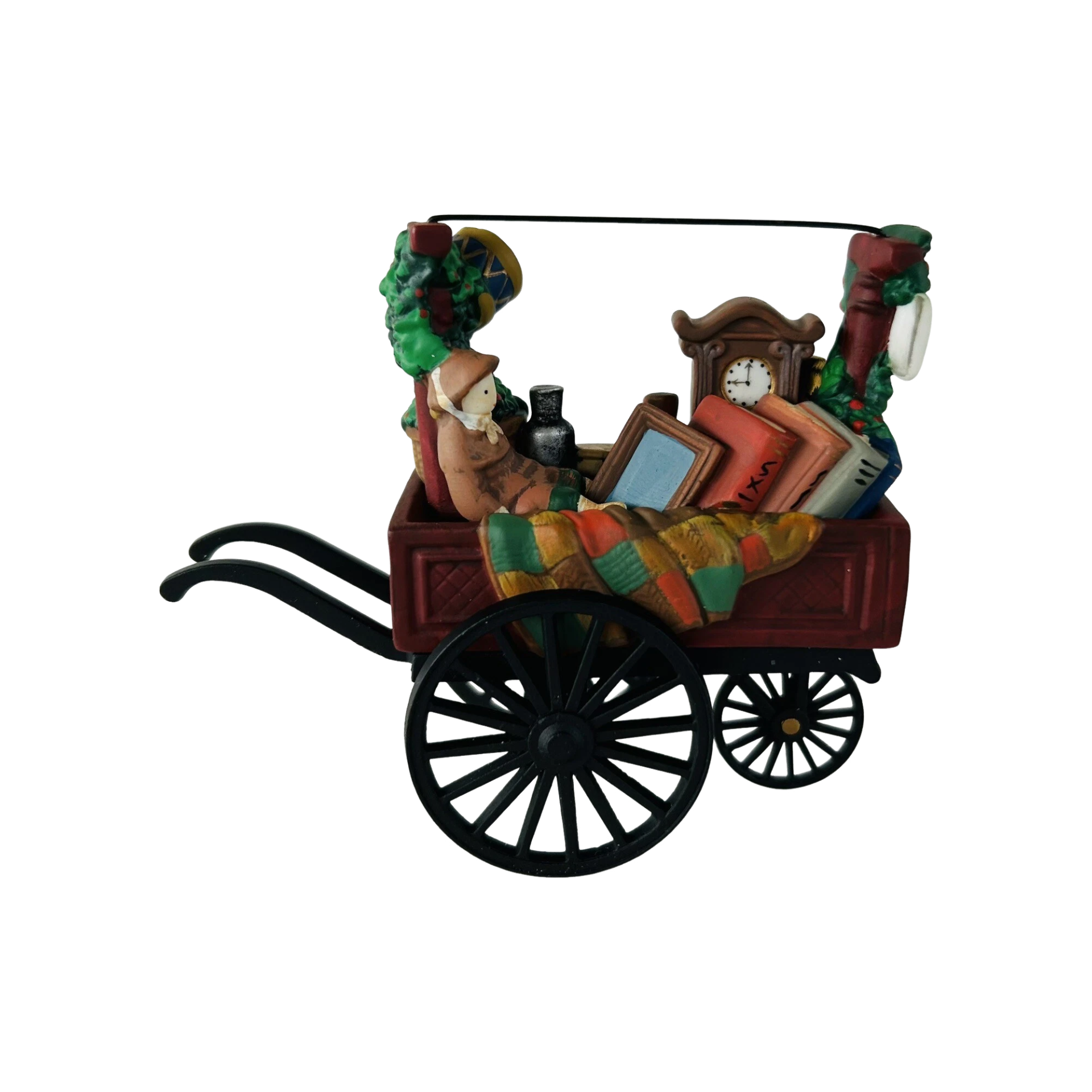 1994 Chelsea Market Curiosities Monger & Cart – Heritage Village Dept 56 #5827-0 Image5