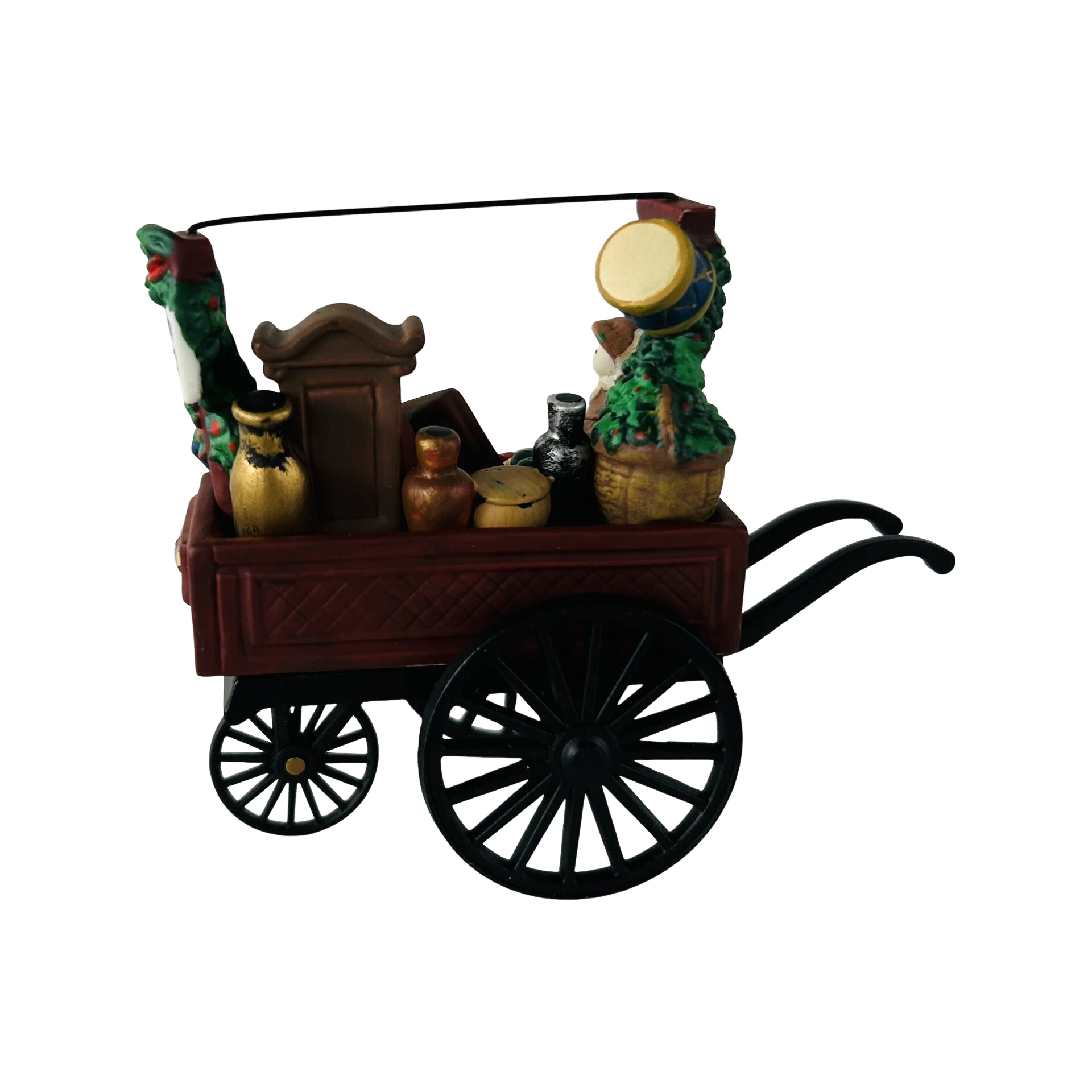 1994 Chelsea Market Curiosities Monger & Cart – Heritage Village Dept 56 #5827-0 Image7