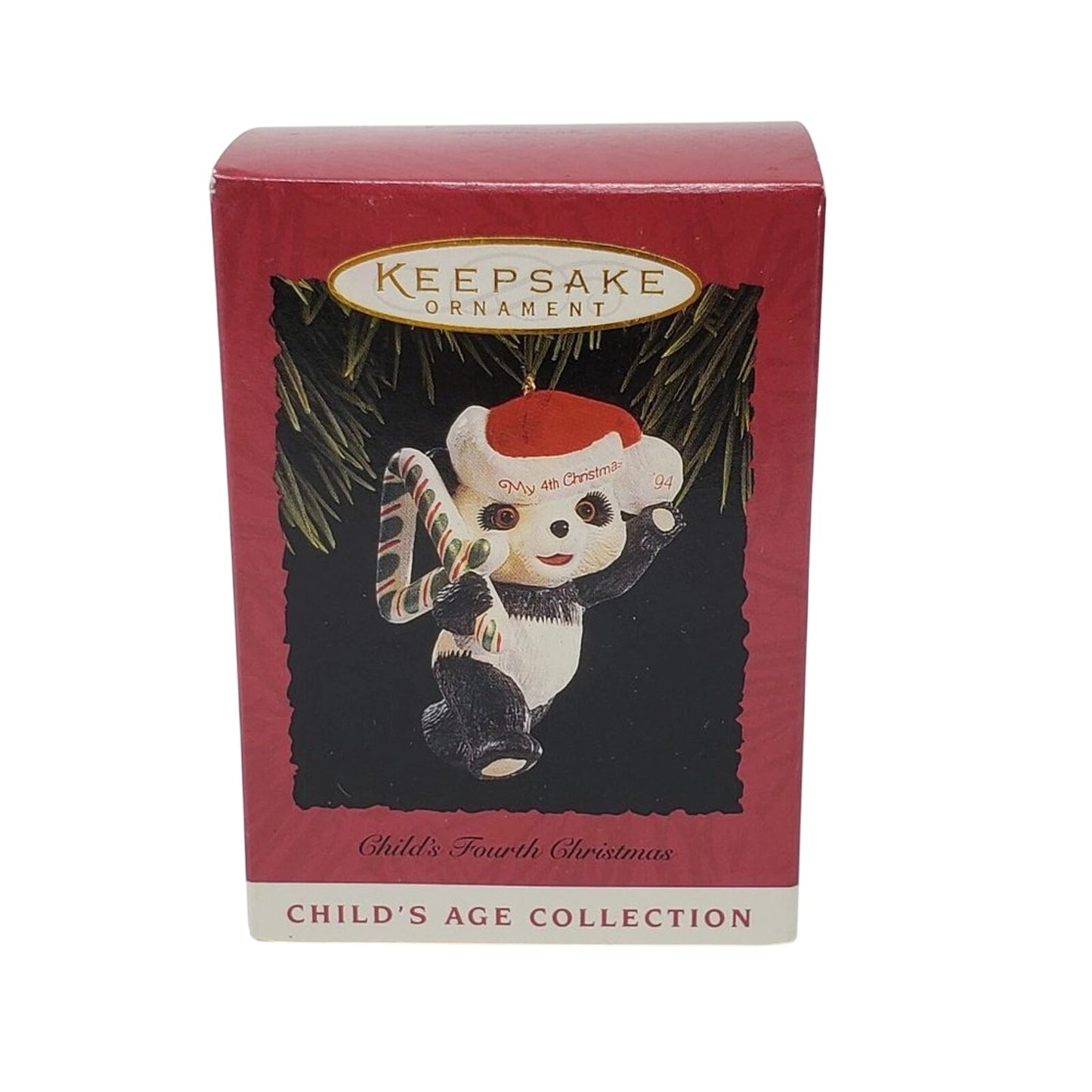 1994 Child's Fourth Christmas Hallmark Ornament (Child's Age Collection) QX5726