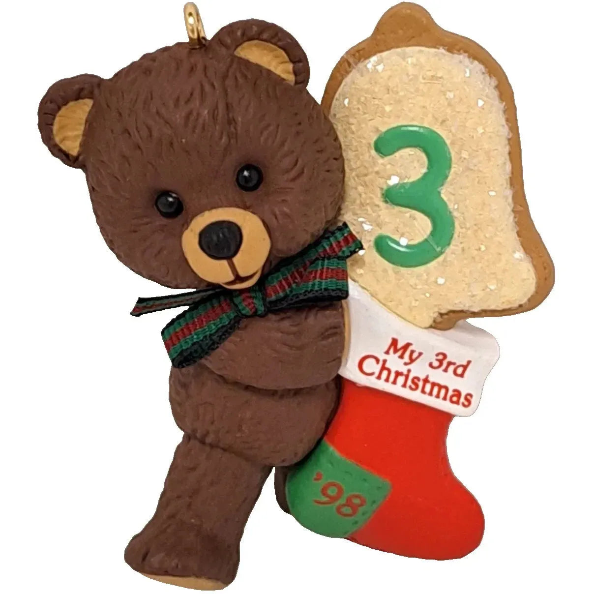 1994 Child's Third Christmas Hallmark Ornament (Child's Age Collection) QX6613