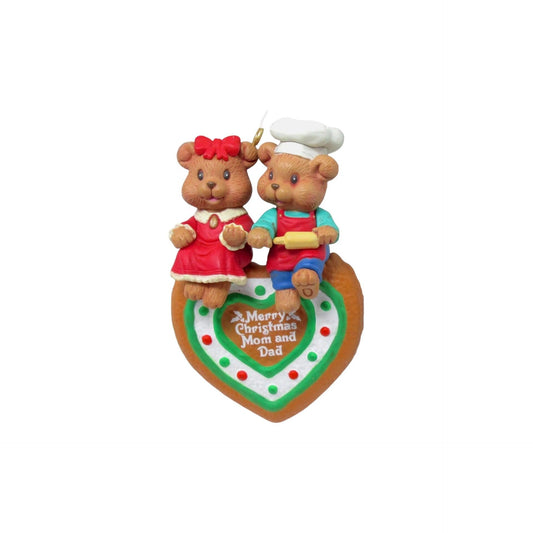 1994 Christmas Two-Gether - Mom and Dad Enesco Ornament (Animal) 595500 Image1