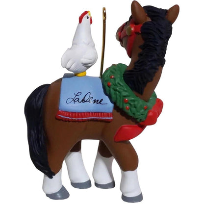 1994 Cock-a-Doodle Christmas Hallmark Ornament (Chicken) QX5396
