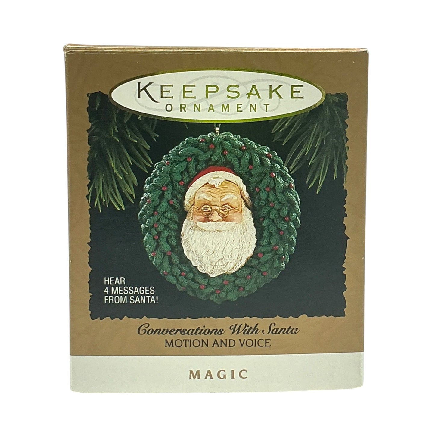 1994 Conversations WIth Santa Hallmark Ornament (Motion and Voice) QLX7426 Image2