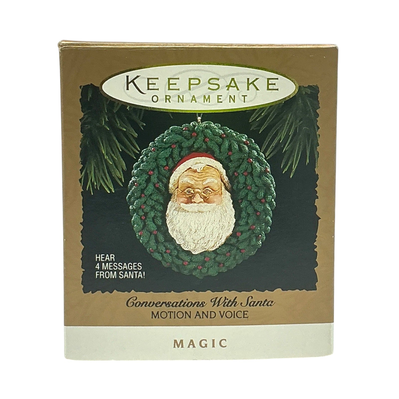 1994 Conversations WIth Santa Hallmark Ornament (Motion and Voice) QLX7426 Image2