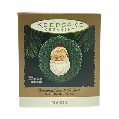 1994 Conversations WIth Santa Hallmark Ornament (Motion and Voice) QLX7426 Image2