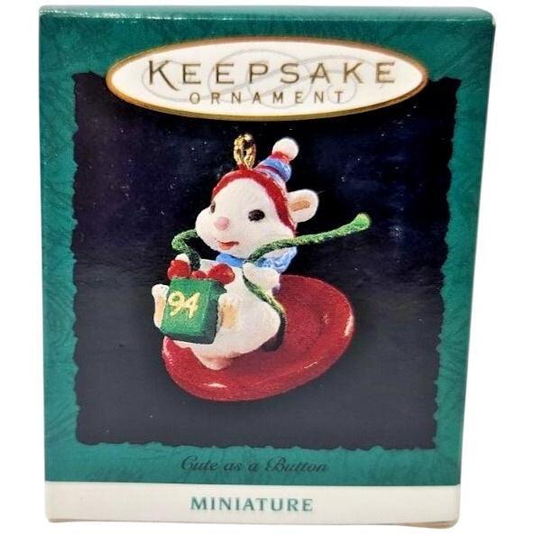 1994 Cute as a Button Hallmark Ornament (Cute as a Button) QXM4103