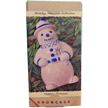 1994 Dapper Snowman Hallmark Ornament (Holiday Favorite Collection) QK1053