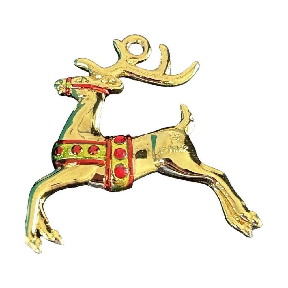 1994 Dazzaling Reindeer Hallmark Ornament (Precious Editions) QXM4026 Image4