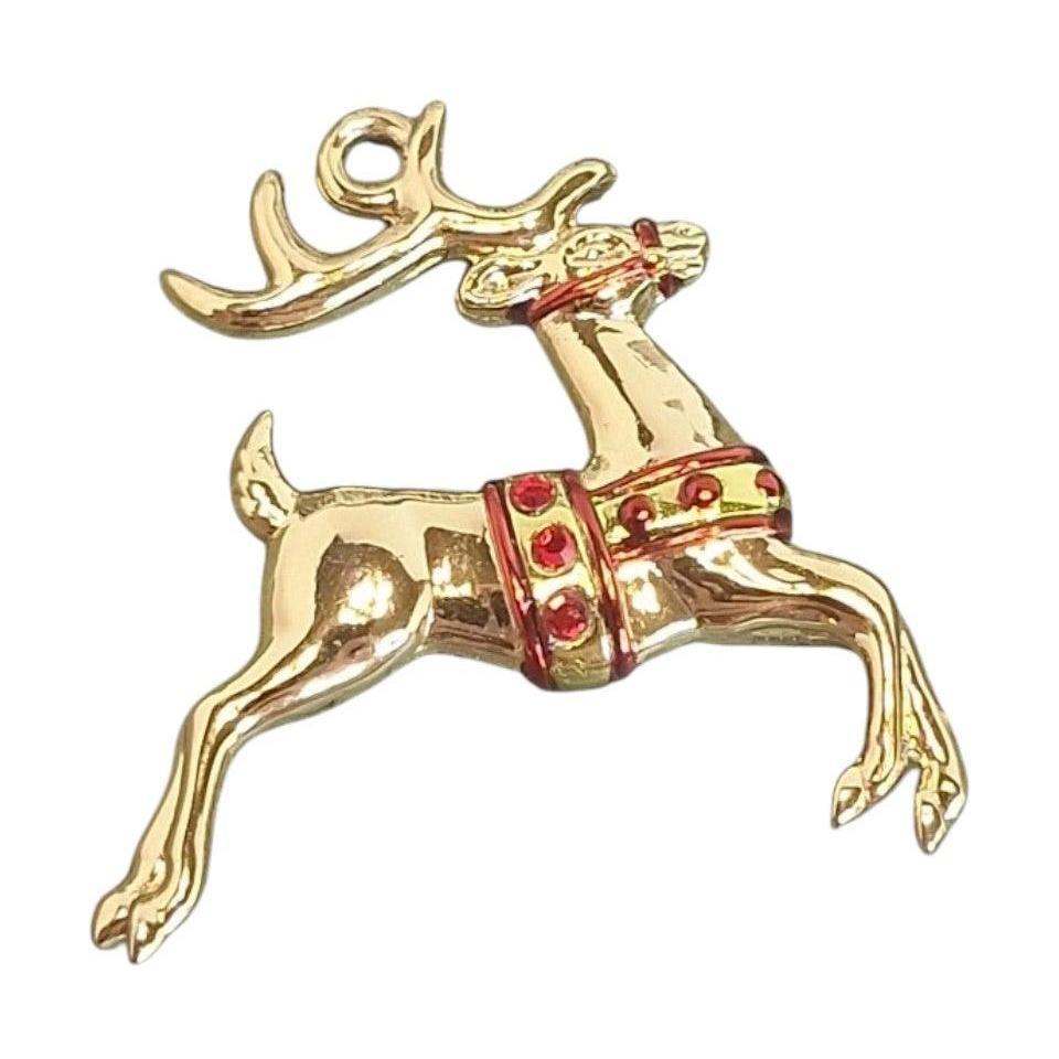 1994 Dazzaling Reindeer Hallmark Ornament (Precious Editions) QXM4026 Image5