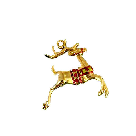 1994 Dazzaling Reindeer Hallmark Ornament (Precious Editions) QXM4026