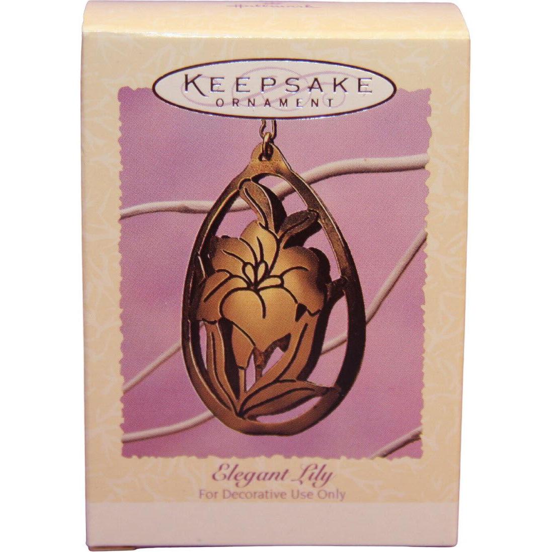 1994 Elegant Lily Hallmark Ornament (Flower) QEO8267