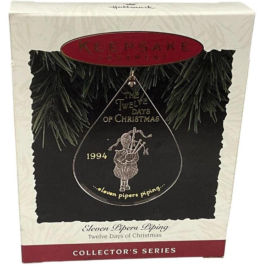1994 Eleven Pipers Piping Hallmark Ornament (Twelve Days of Christmas) QX3183