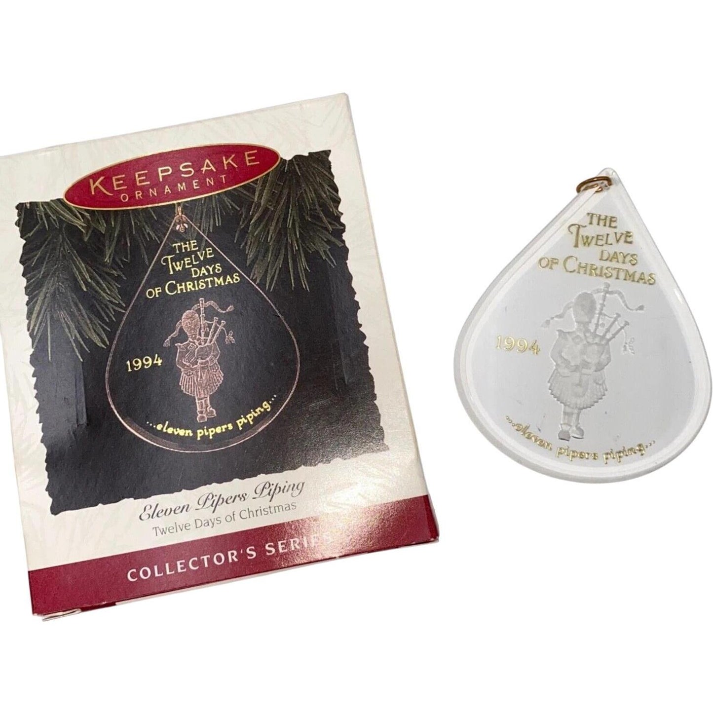 1994 Eleven Pipers Piping Hallmark Ornament (Twelve Days of Christmas) QX3183