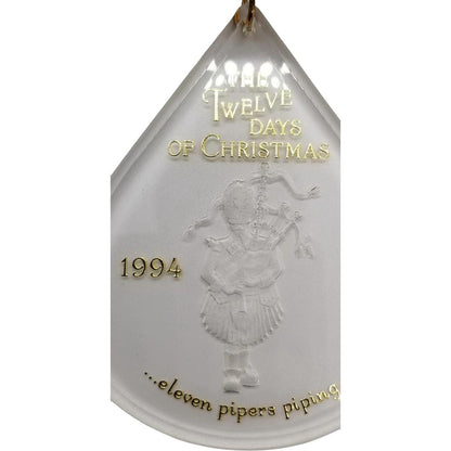 1994 Eleven Pipers Piping Hallmark Ornament (Twelve Days of Christmas) QX3183
