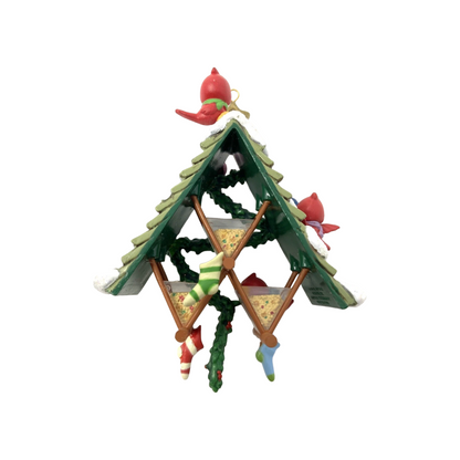 1994 Fine Feathered Festivities - Feed the Birds Enesco Ornament (Bird) 582425 Image4