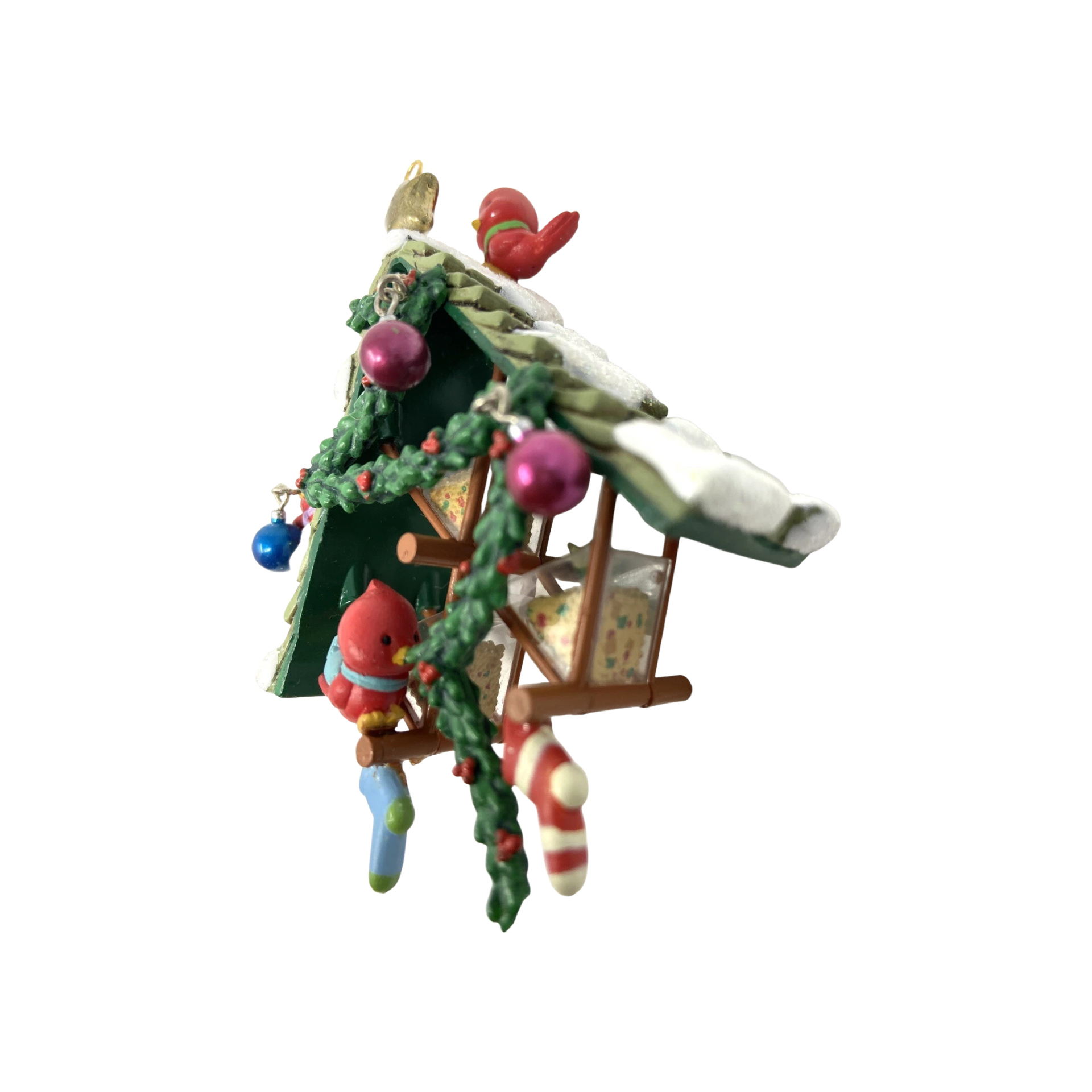 1994 Fine Feathered Festivities - Feed the Birds Enesco Ornament (Bird) 582425 Image5