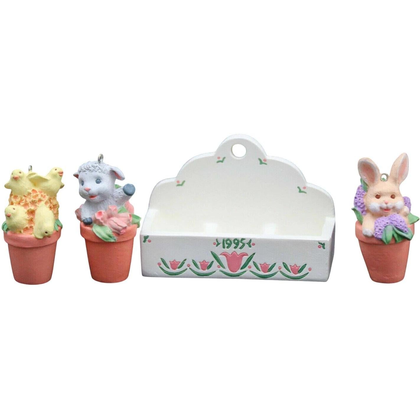 1994 Flowerpot Friends Hallmark Ornament (Easter) QEO8229