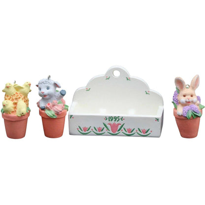1994 Flowerpot Friends Hallmark Ornament (Easter) QEO8229
