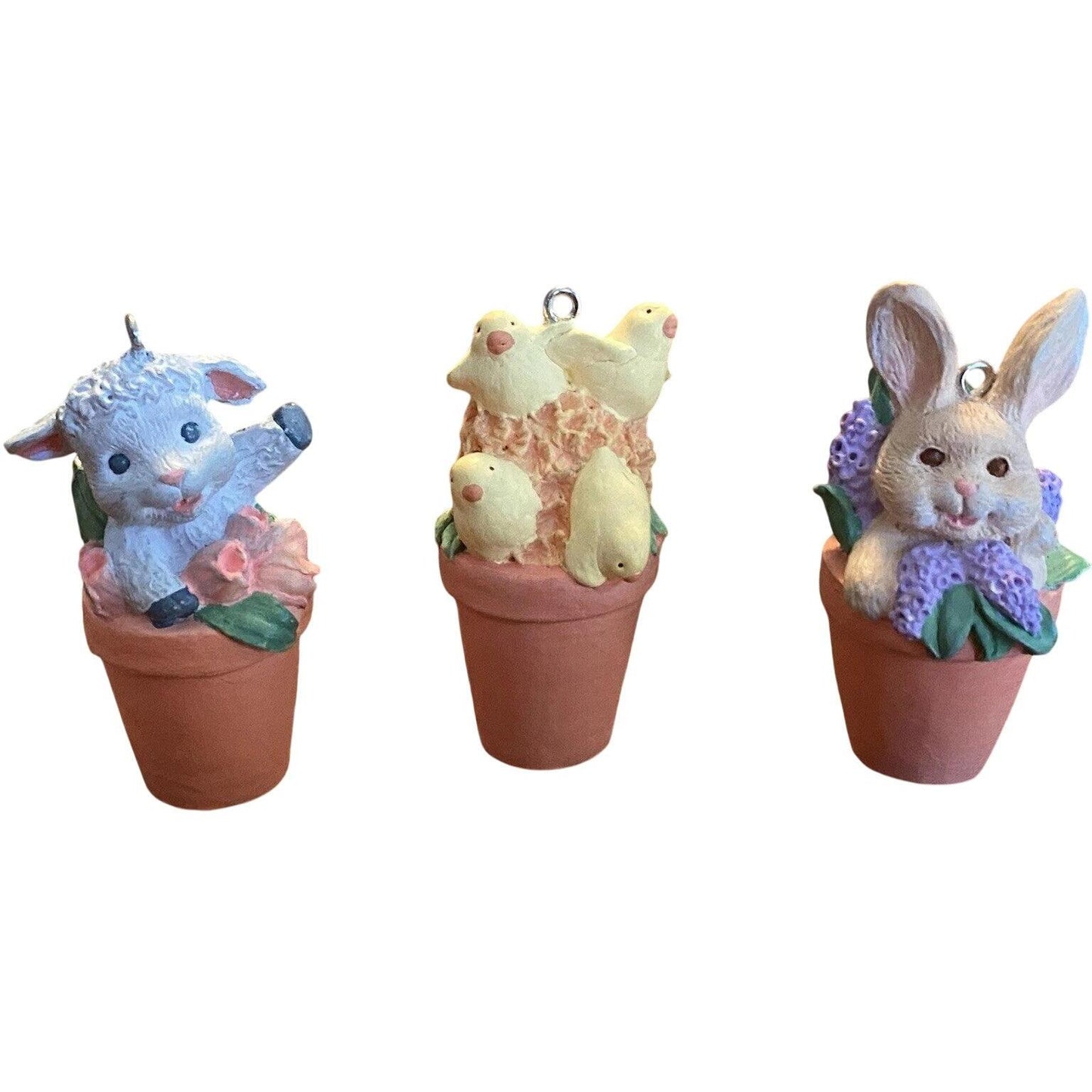 1994 Flowerpot Friends Hallmark Ornament (Easter) QEO8229