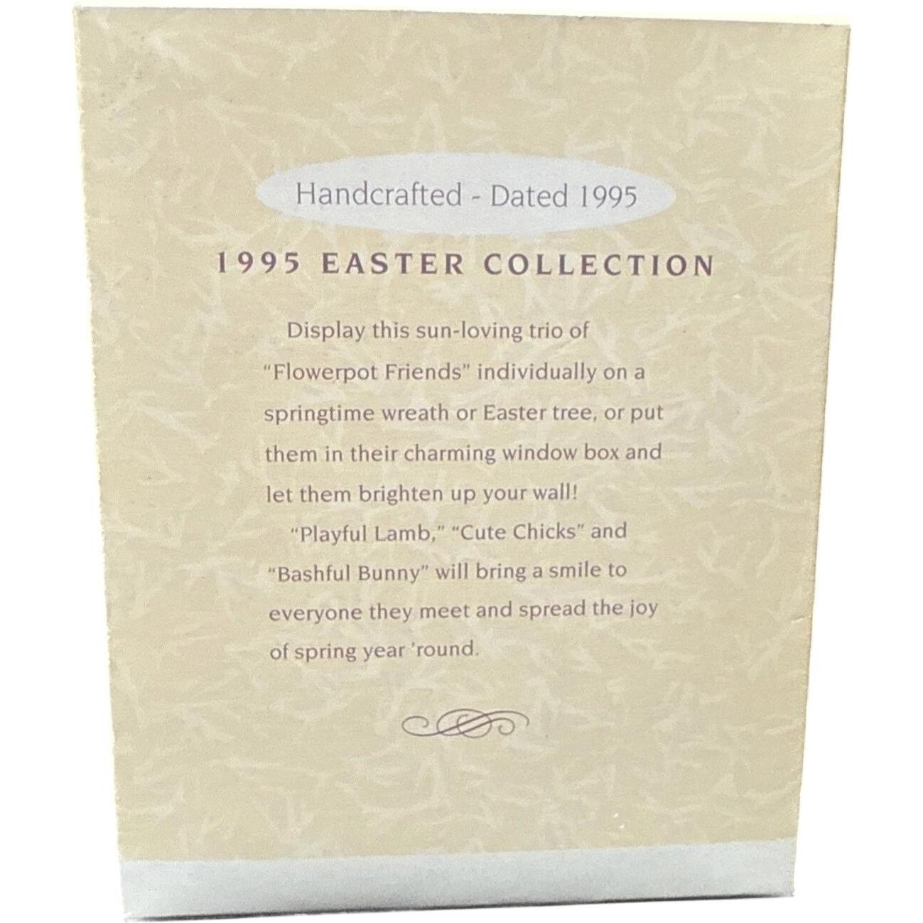 1994 Flowerpot Friends Hallmark Ornament (Easter) QEO8229