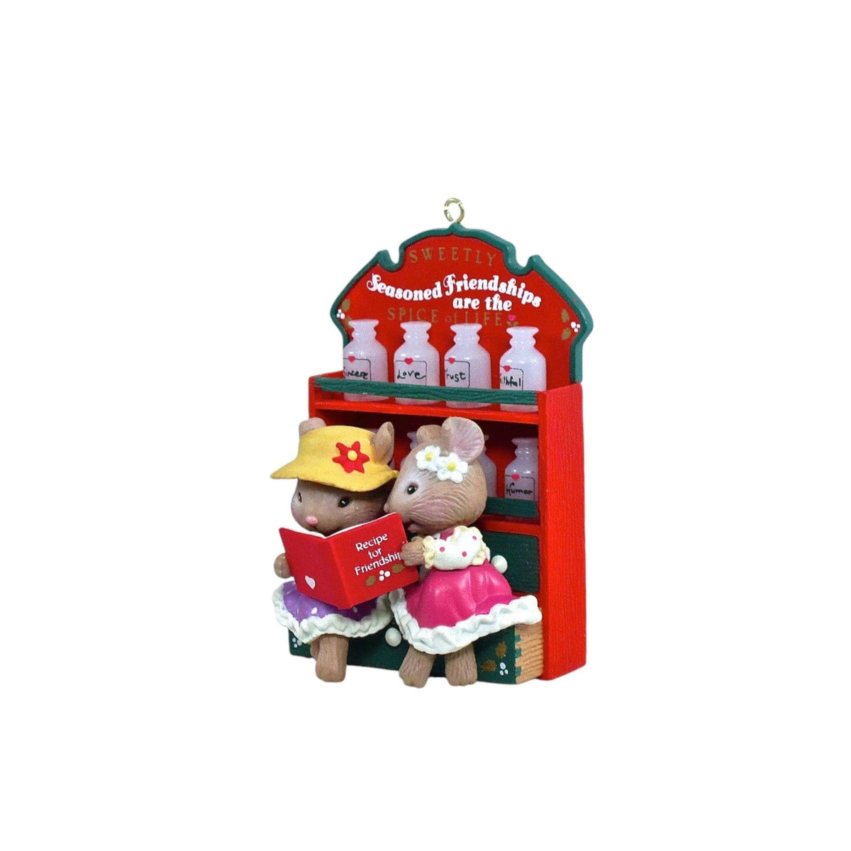 1994 Friends Are The Spice of Life - Fifth Issue in the "Best Friends" Series Enesco Ornament (Mouse) 551619 Image4