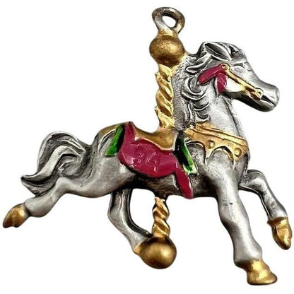 1994 GracefulCarousel Horse Hallmark Ornament (Carousel Horse) QXM4056