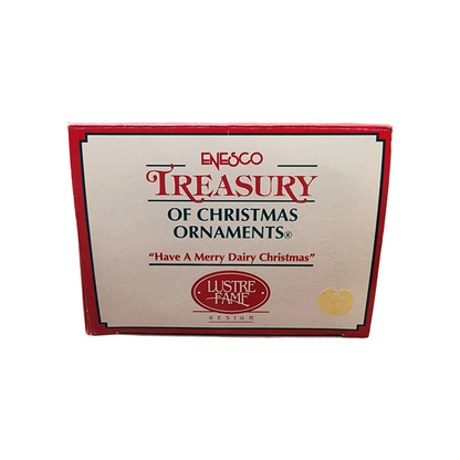1994 Have A Merry Dairy Christmas - Cow Enesco Ornament (Animal) 596264 Image9