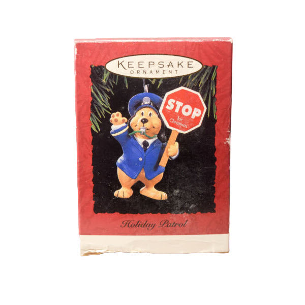 1994 Holiday Patrol Hallmark Ornament (Dog) QX5826