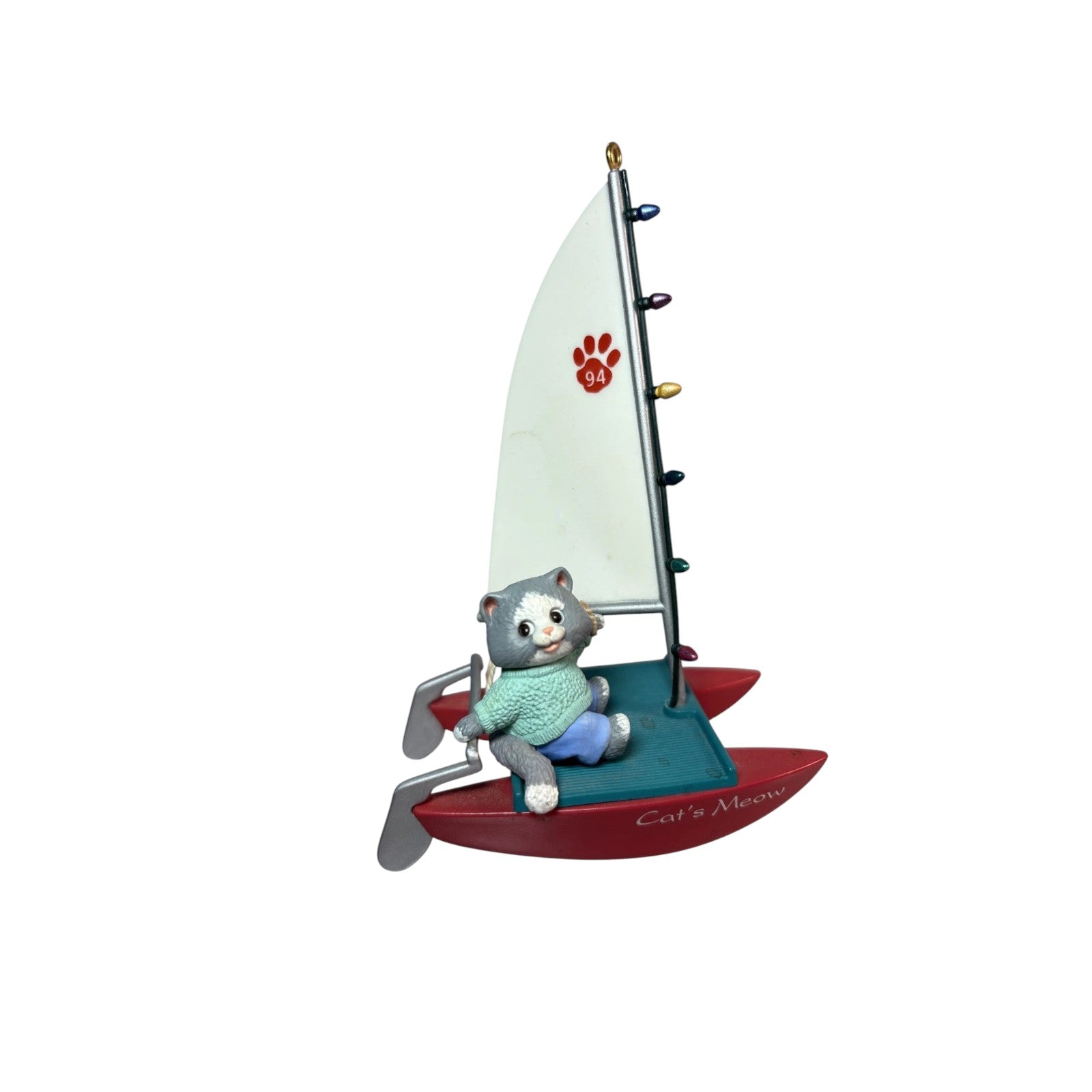 1994 Kitty's Catamaran Hallmark Ornament (Kitten) QX5416 Image1
