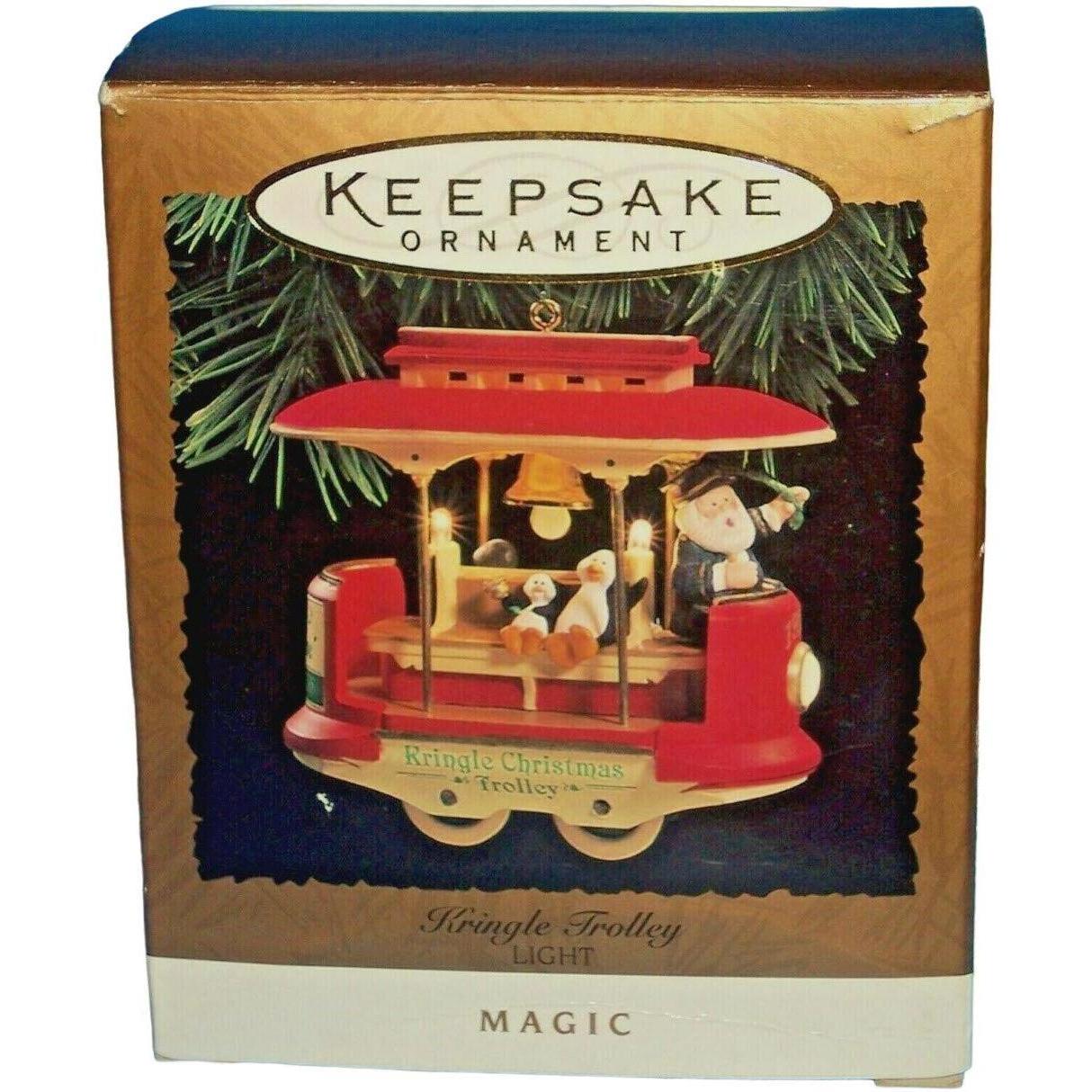 1994 Kringle Trolley Hallmark Ornament (Light) QLX7413