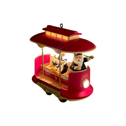1994 Kringle Trolley Hallmark Ornament (Light) QLX7413 Image3