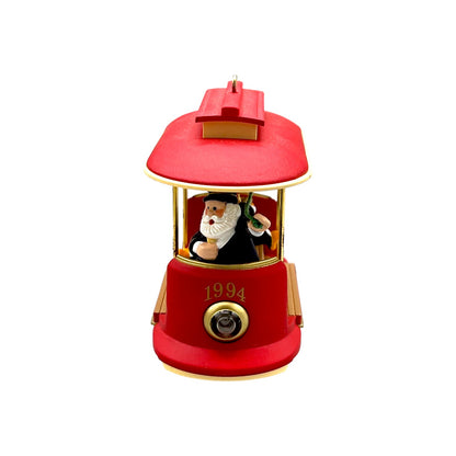 1994 Kringle Trolley Hallmark Ornament (Light) QLX7413 Image5