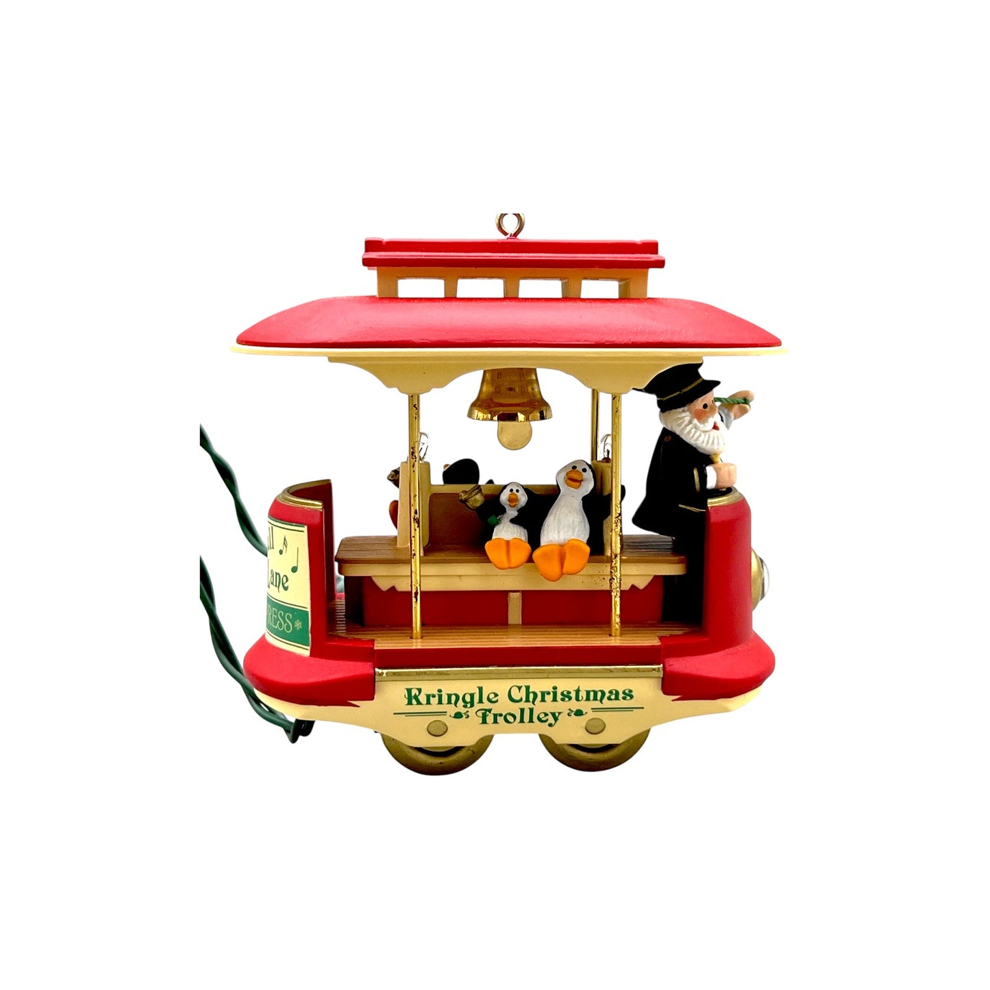 1994 Kringle Trolley Hallmark Ornament (Light) QLX7413 Image9