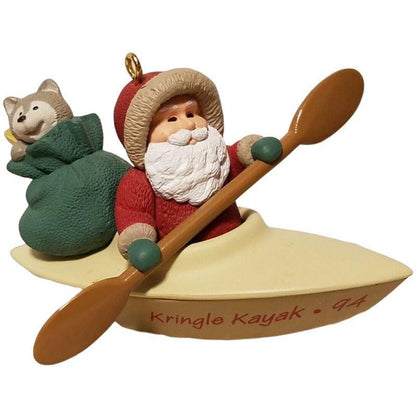 1994 Kringle's Kayak Hallmark Ornament (Kayak) QX5886
