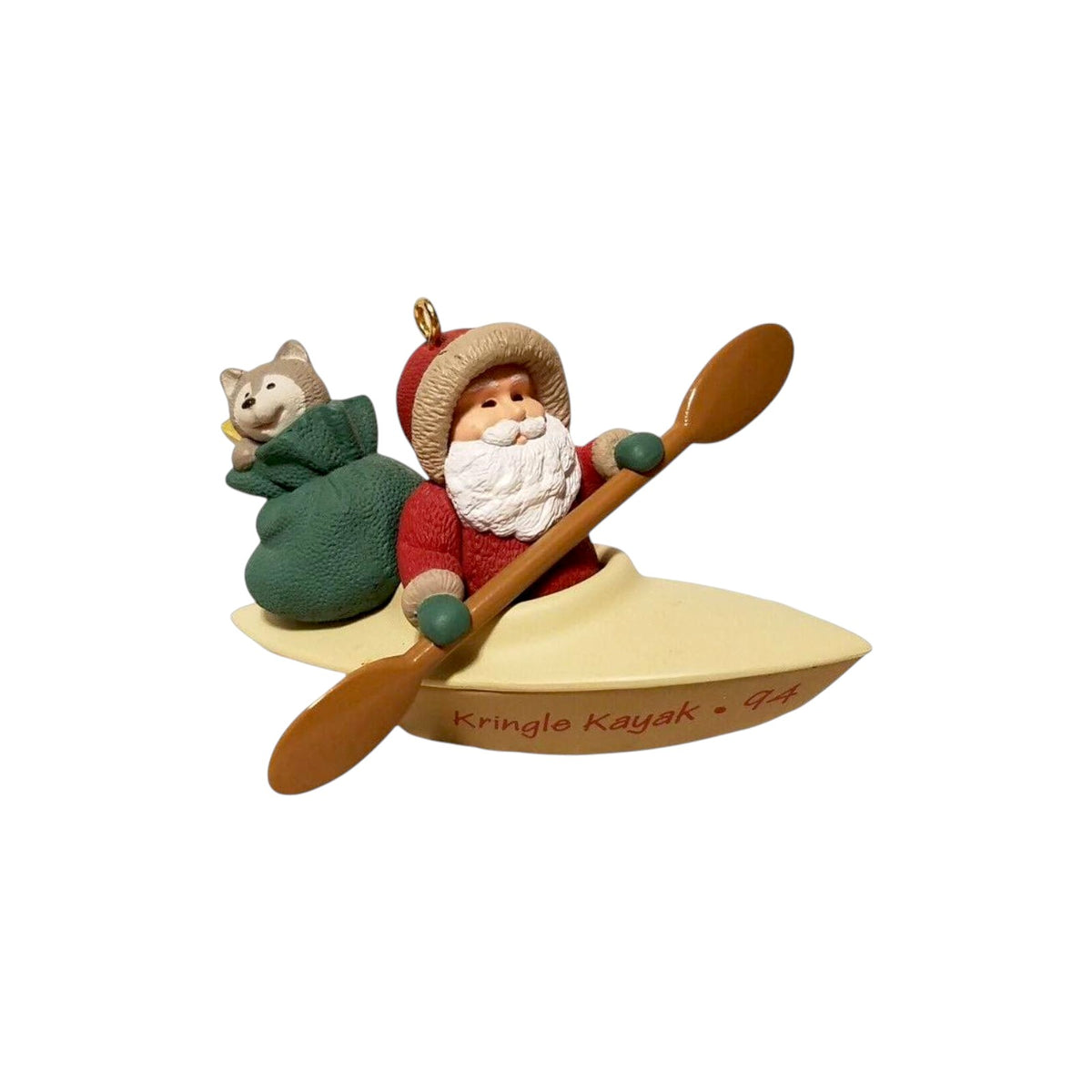 1994 Kringle's Kayak Hallmark Ornament (Kayak) QX5886 Image1