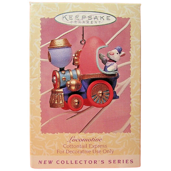 1994 Locomotive Hallmark Ornament (Cottontail Express) QEO8074