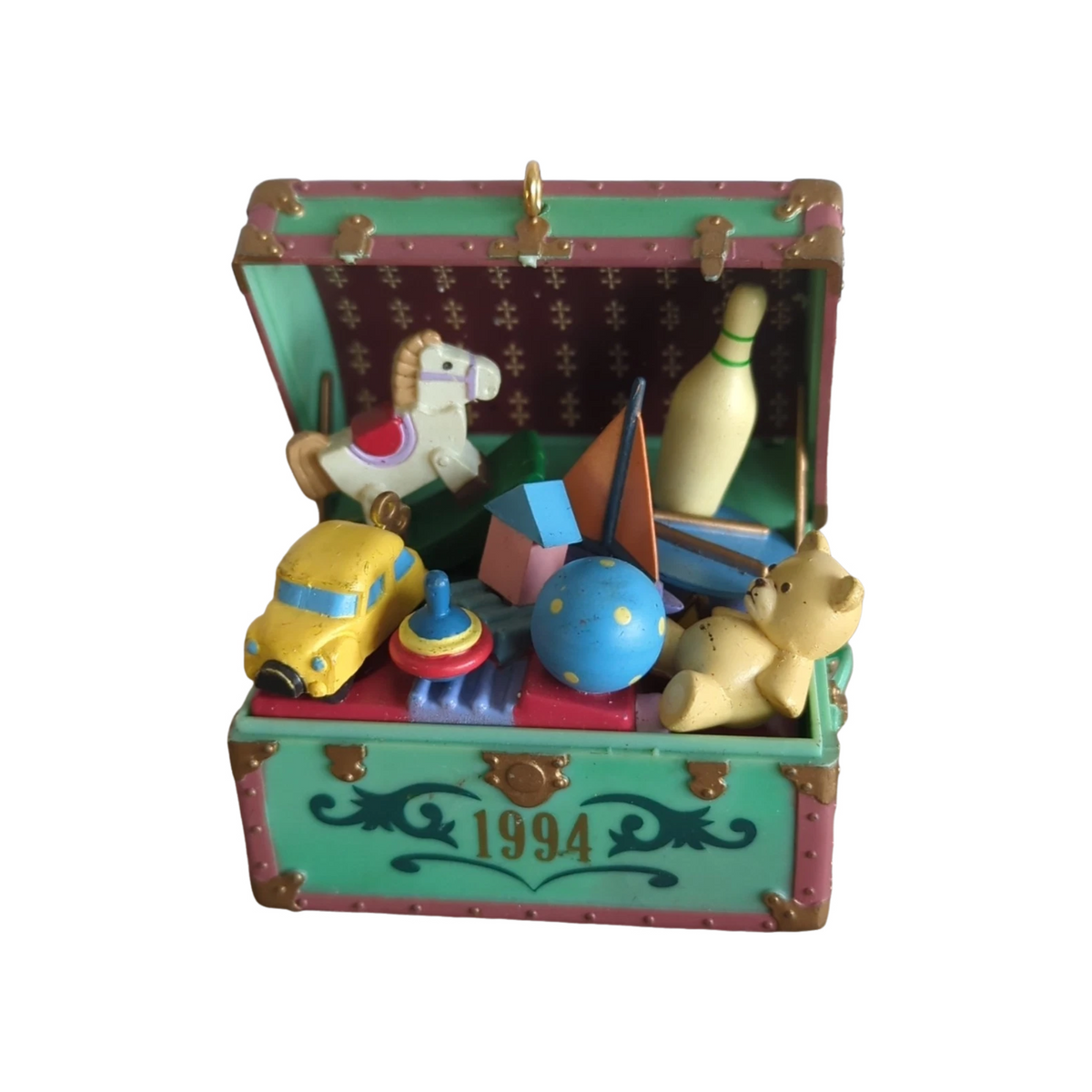 1994 Merry Menage - Fifth Issue in "Toy Chest Treasures" Enesco Ornament (Toys and Games) 598321 Image1