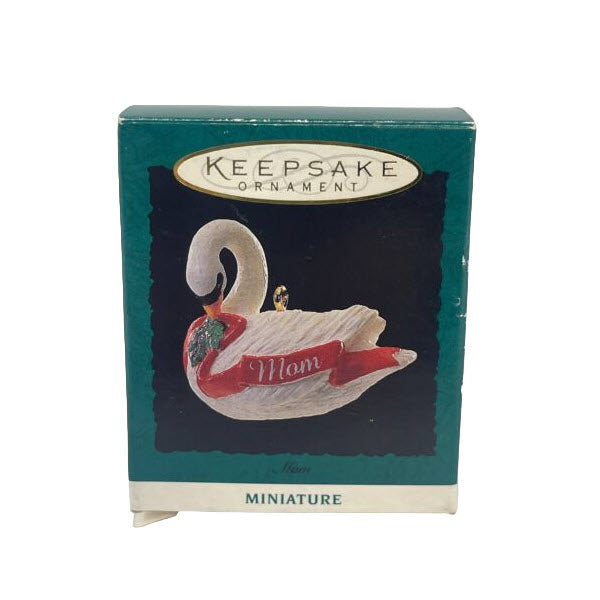 1994 Mom Hallmark Ornament (Swan) QXM4013