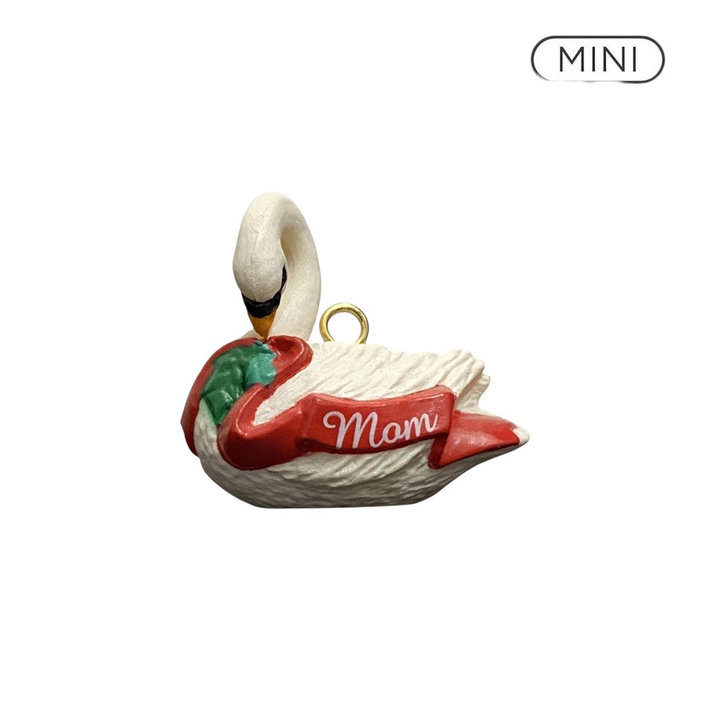 1994 Mom Hallmark Ornament (Swan) QXM4013 Image1