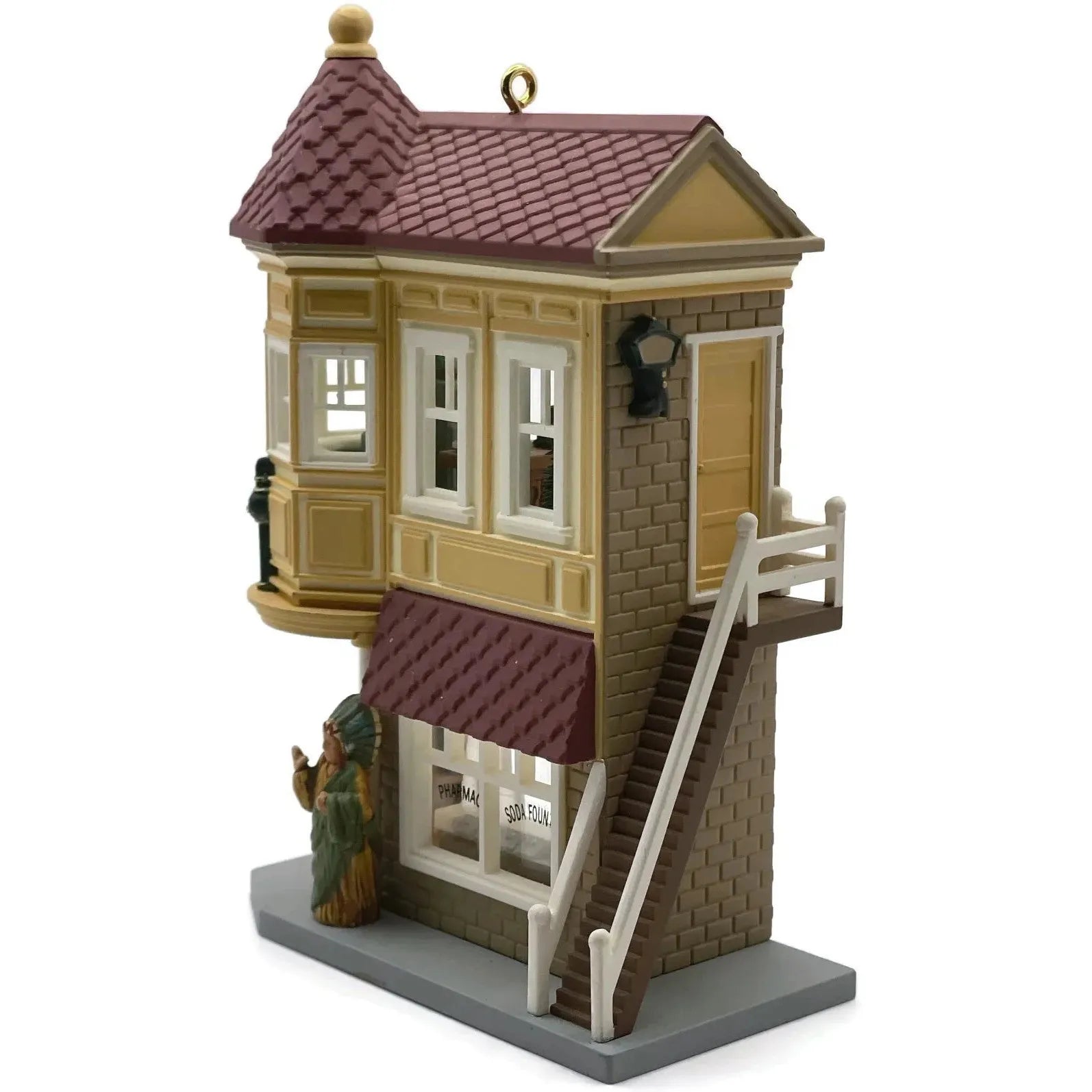 1994 Neighborhood Drugstore Hallmark Ornament (Nostalgic Houses and Shops) QX5286