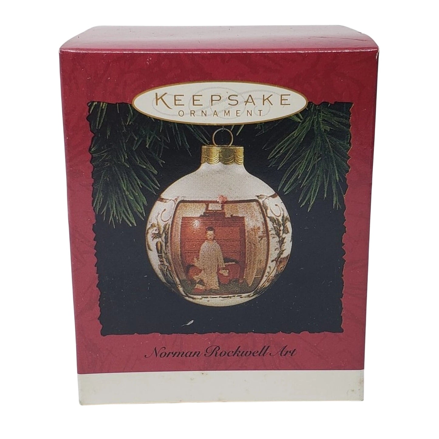 1994 Norman Rockwell Art Hallmark Ornament (Blown Glass) QX2413
