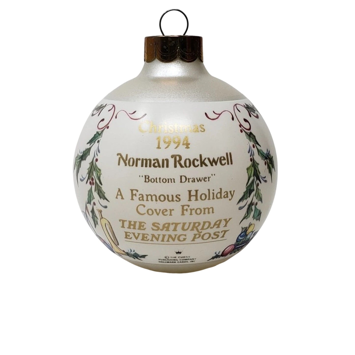 1994 Norman Rockwell Art Hallmark Ornament (Blown Glass) QX2413