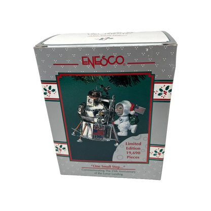 1994 "One Small Step..." Enesco Ornament (Commemorating The 25th Anniversary of the Lunar Landing) 596299 Image2