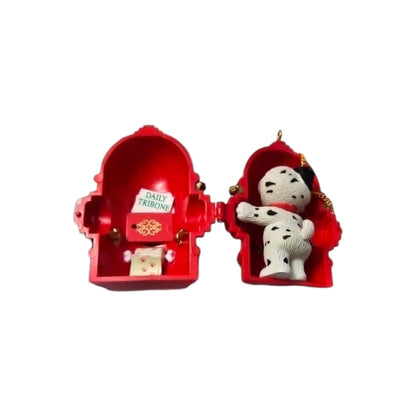 1994 Open the "Fire Hydrant" and Peek Inside! Enesco Ornament (Puppy) 596906 Image1