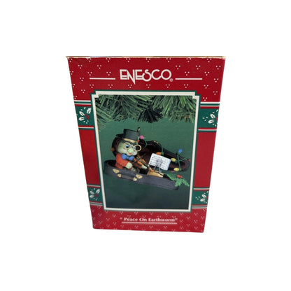 1994 Peace on Earthworm Enesco Ornament (Peace) 588989 Image2